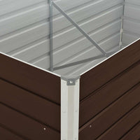 Hochbeet Garten Beet 160x80x77cm Braun Gartenbeet Pflanzkasten