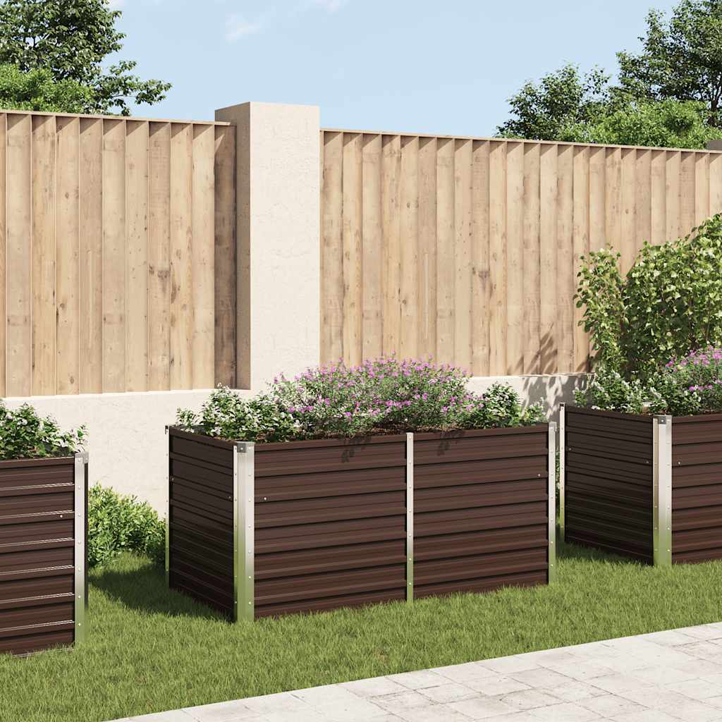 Hochbeet Garten Beet 160x80x77cm Braun Gartenbeet Pflanzkasten