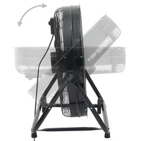 Trommelventilator 60 cm 172 W  Industriell Standventilator Hallenventilator