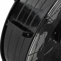 Trommelventilator Industriell 77 cm 187 W Standventilator Rollen 3 Stufen