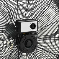 Trommelventilator Industriell 77 cm 187 W Standventilator Rollen 3 Stufen