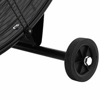 Trommelventilator Industriell 77 cm 187 W Standventilator Rollen 3 Stufen
