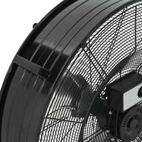 Trommelventilator Industriell 77 cm 187 W Standventilator Rollen 3 Stufen