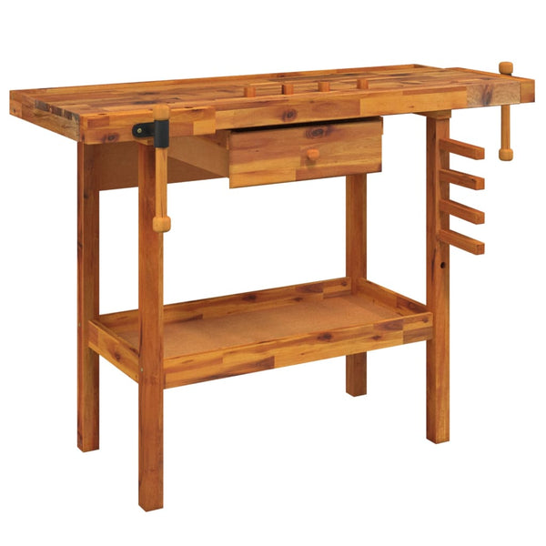 Werkbank Werktisch Werkstatttisch 124x52x83cm Arbeitstisch