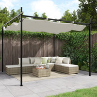 Pergola Schiebedach Pavillon 395x292x230cm Dach Gartenpavillon