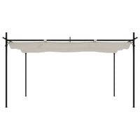 Pergola Schiebedach Pavillon 395x292x230cm Dach Gartenpavillon