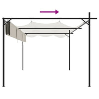 Pergola Schiebedach Pavillon 395x292x230cm Dach Gartenpavillon