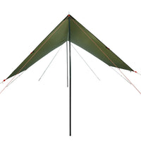 Tarp Plane 438x376x212cm Olivgrün Wasserdicht Campingplane Sonnensegel