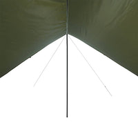 Tarp Plane 438x376x212cm Olivgrün Wasserdicht Campingplane Sonnensegel