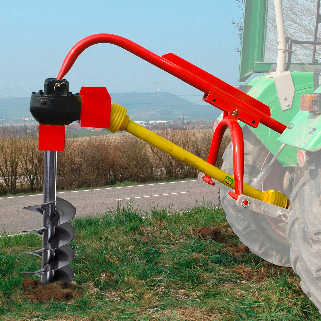 Zapfwellen Erdbohrer 300mm Erdlochbohrer Traktoren