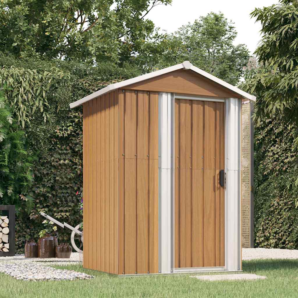 Gartenhaus Verzinkt 126x97,5x177cm Gerätehaus Geräteschuppen Schuppen