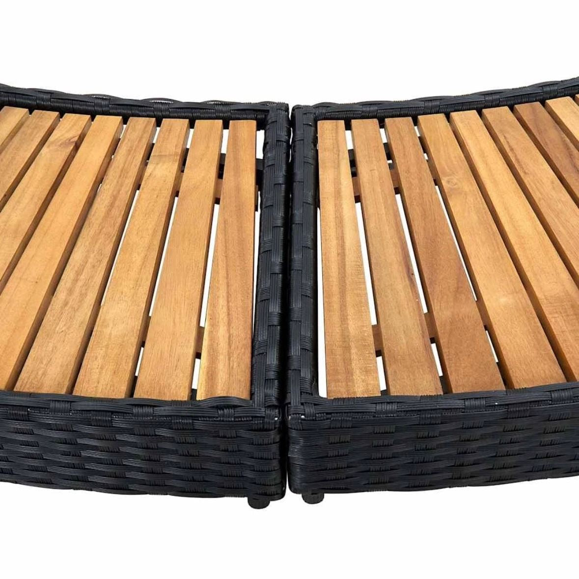 Akazie Whirlpool Umrandung Rattan Poolumrandung Poolverkleidung