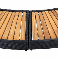 Akazie Whirlpool Umrandung Rattan Poolumrandung Poolverkleidung