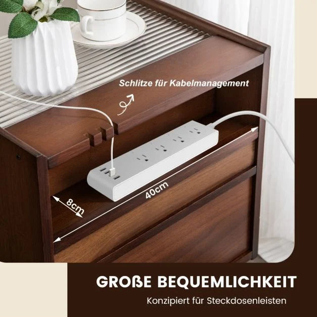 2x Nachttisch Beistelltisch Schlafzimmertisch Tisch