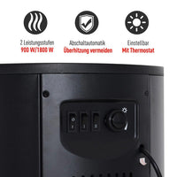 LED Elektrokamin Wandkamin Standkamin Kaminofen mit Flammeneffekt