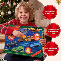 Adventskalender 24 Druckguss-Fahrzeuge Autos Spielzeug Weihnachten