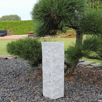 Granit Quellstein 50 cm Granitsäule Springbrunnen Gartenbrunnen