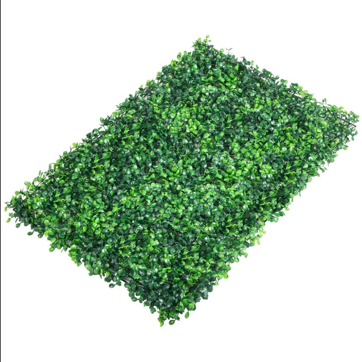 24x Künstliche Pflanzenwand Sichtschutz Hecke