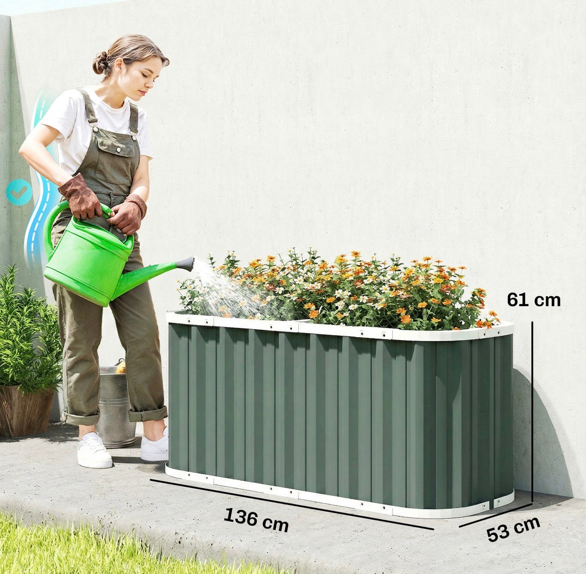 Hochbeet Gartenbeet Pflanzenetiketten Frühbeet