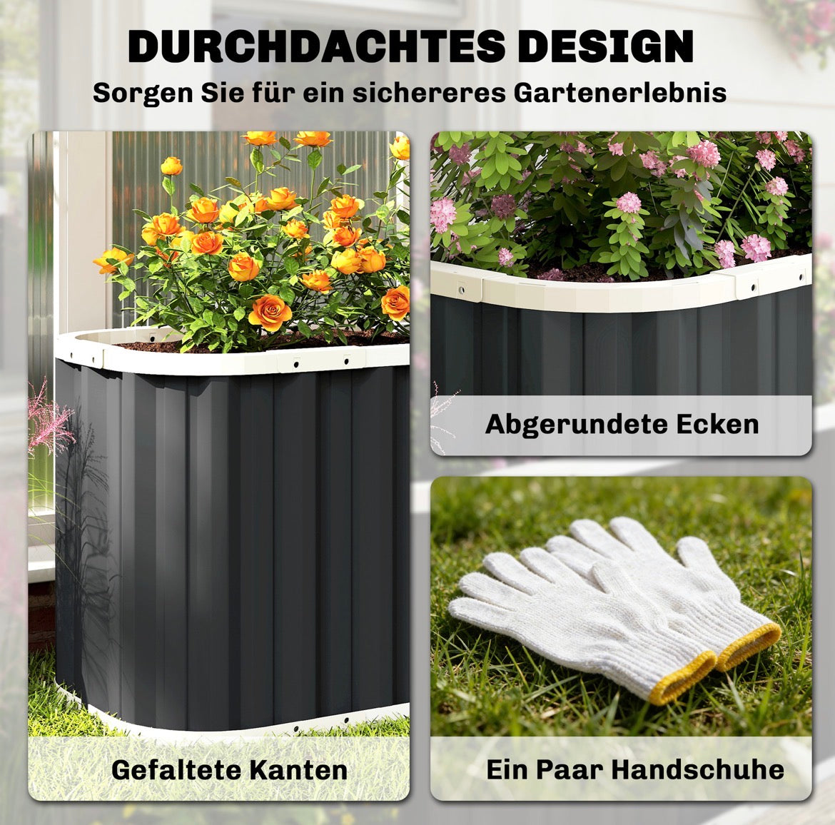 Hochbeet Gartenbeet Pflanzenetiketten Frühbeet