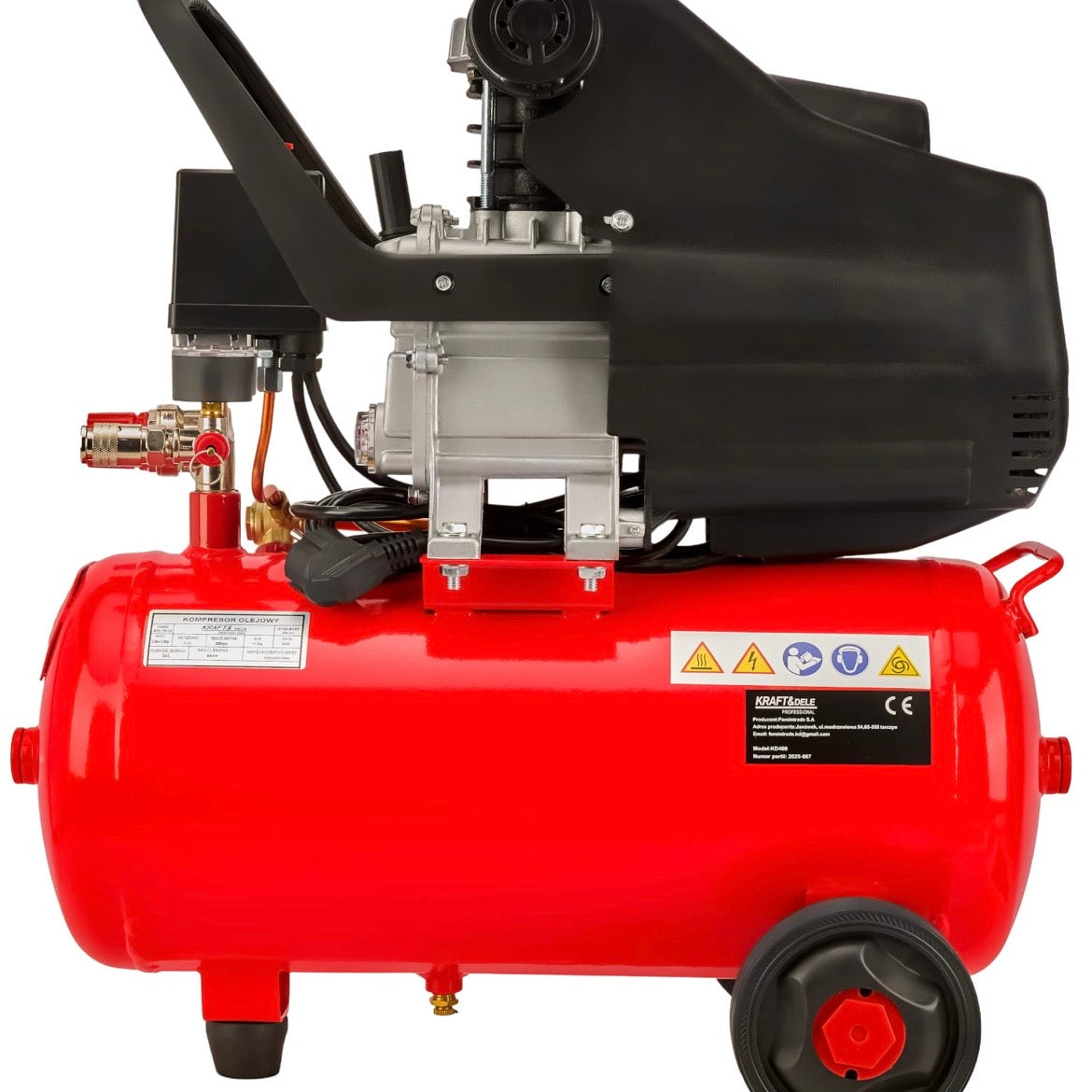 Kompressor 24L 2,8 kW 8 bar Druckluftgerät Drucklufttechnik