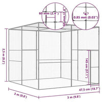Katzenkäfig 3x3x2,5m Voliere 
Haustiere Zubehör Käfig