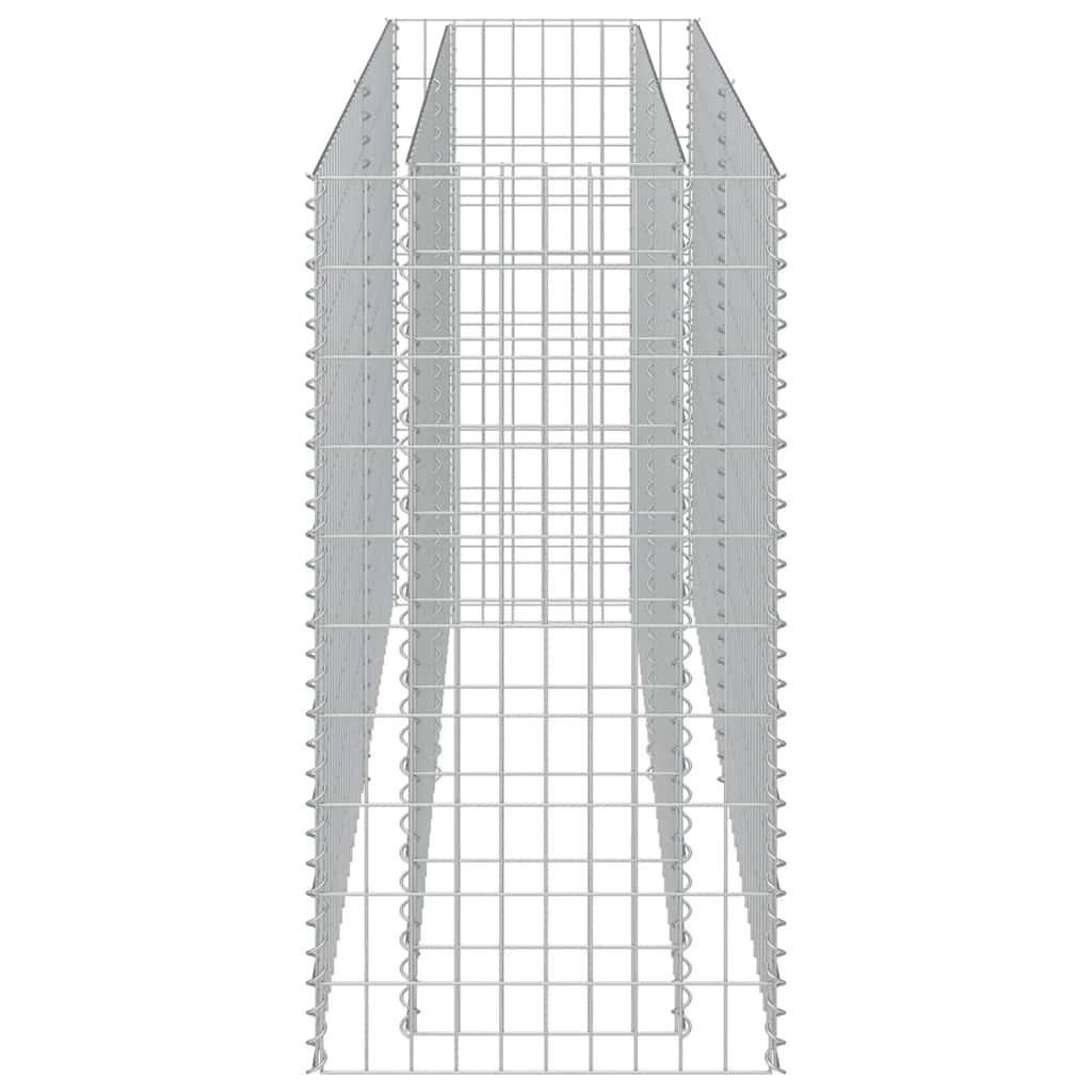Gabionen Hochbeet Verzinkt 180x50x100cm Pflanzkasten Garten Steinkorb