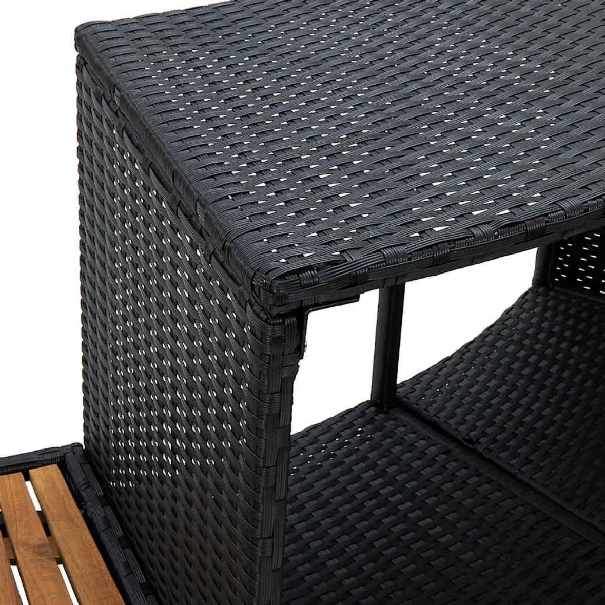 Akazie Whirlpool Umrandung Rattan Poolumrandung Poolverkleidung