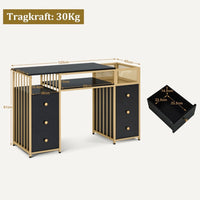 Doppelnageltisch Schubladen Schreibtisch Manikürtisch Tisch