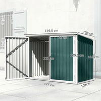 Mülltonnenbox 2x Mülltonnen Gartenbox Müllbox Tonnen Garten