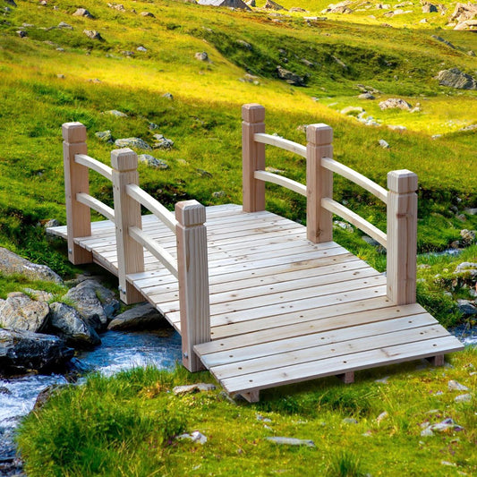 Gartenbrücke Teichbrücke Holzsteg Holzbrücke Zierbrücke Brücke