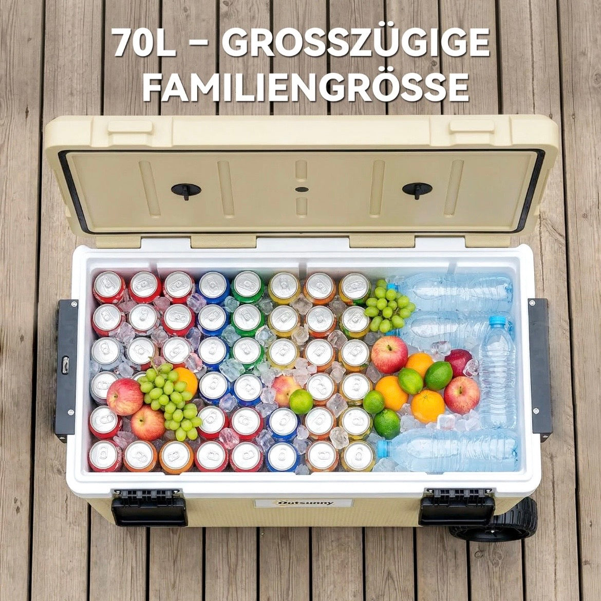 Kühlbox 70L Passive Thermobox Kühlung Aufbewahrungsbox