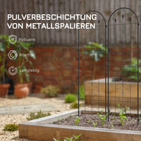 Rankgitter 2er Set Rankhilfe Spalier Rosenbogen Gartenbogen