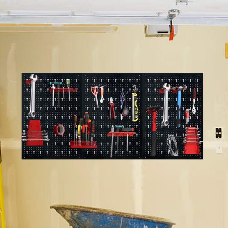 3er Werkzeugwand 17tlg Lochwand Set mit Halterungen Werkstatt