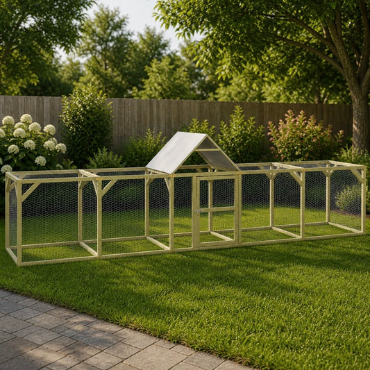 Hühnerkäfig Hühnerstall Gehege Outdoor Stall 500×100cm
