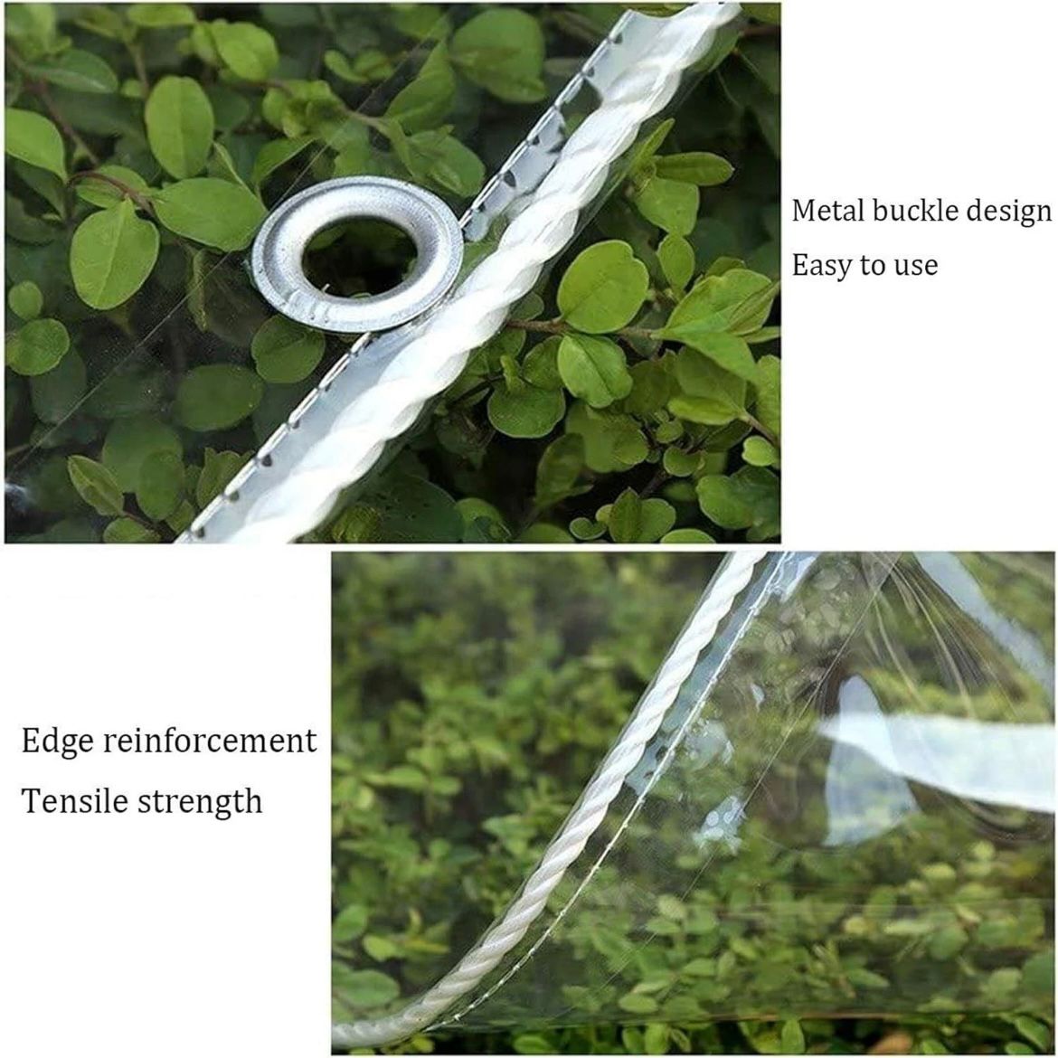 Wasserdicht Transparent Plane 4x6m Schutzplane Folie