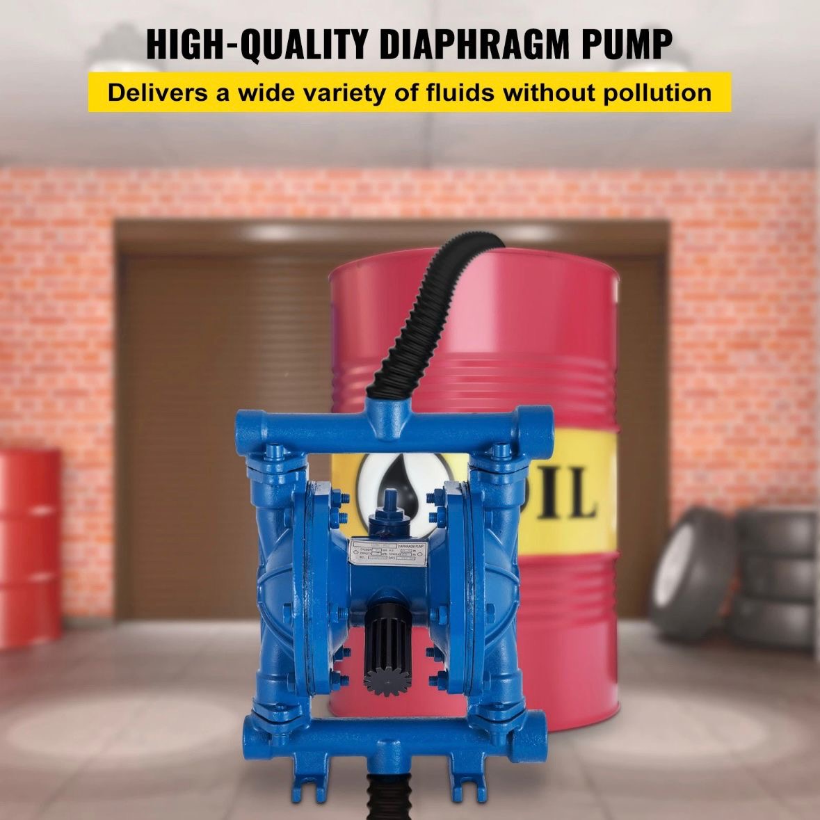 Hochleistungs Luftbetriebene Doppelmembranpumpe Pumpe Membranpumpe