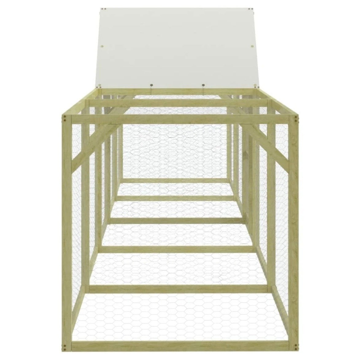 Hühnerkäfig Hühnerstall Gehege Outdoor Stall 500×100cm