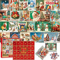 1000tlg Puzzle Adventskalender Weihnachten 24 Tagesfächer Countdown