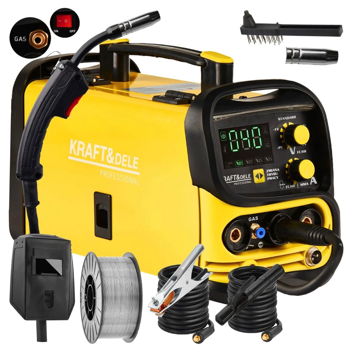 Multifunktionaler Inverter-Schweißgerät 250A MIG/MMA/TIG
