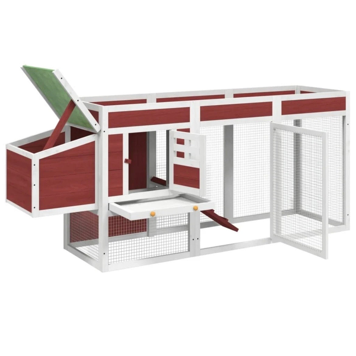 Hühnerkäfig Holz Mokka Hühnerstall Kiefer Hühnerhaus Gehege Outdoor