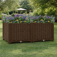 Pflanzkübel Blumenkübel Pflanzcontainer Pflanzgefäße 80x40x38cm
