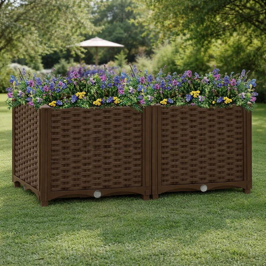 Pflanzkübel Blumenkübel Pflanzcontainer Pflanzgefäße 80x40x38cm
