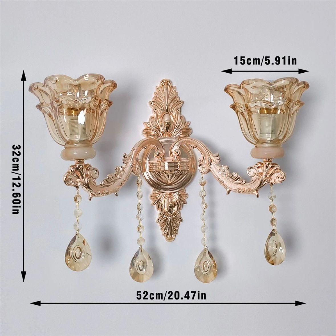 Antike Wandleuchte Dimmbar Vintage Wandlampe Wandbeleuchtung