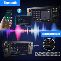 Autoradio 7 Zoll Android 14 CarPlay GPS Navi Touchscreen 2 +32GB 2DIN E90 E91