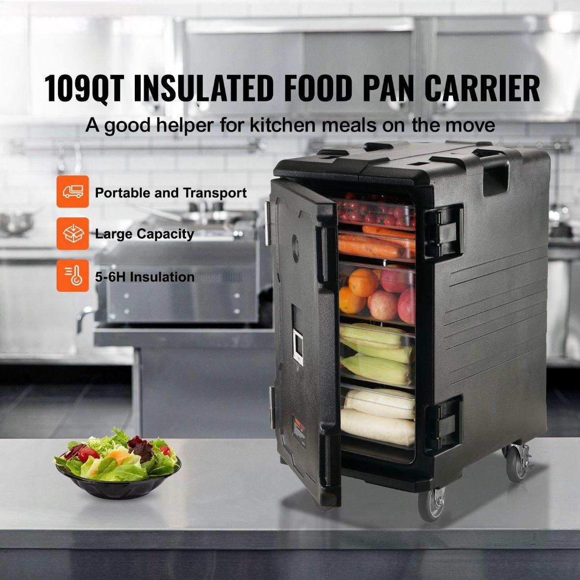 Isolierte Thermobox Isolierbox
Lebensmittelträger 120L Träger Box