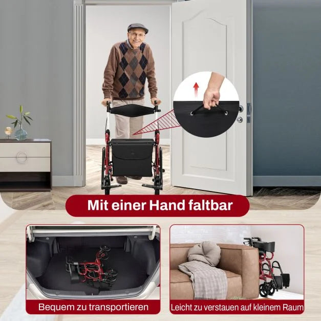 2in1 Seniorenrollator Seniorenrollstuhl Rollstuhl Senioren
