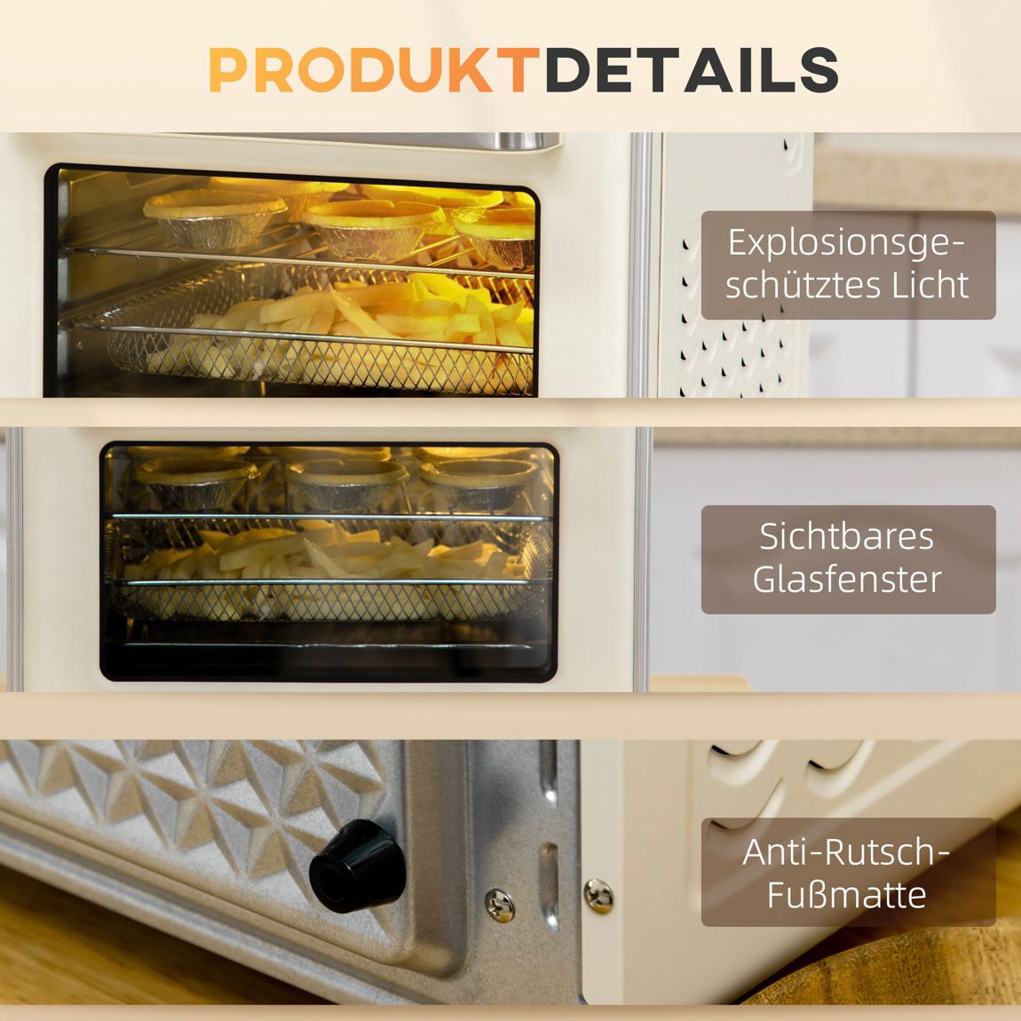 Miniofen Backblech Backrost 1400W 
Küchenarmaturen Küche