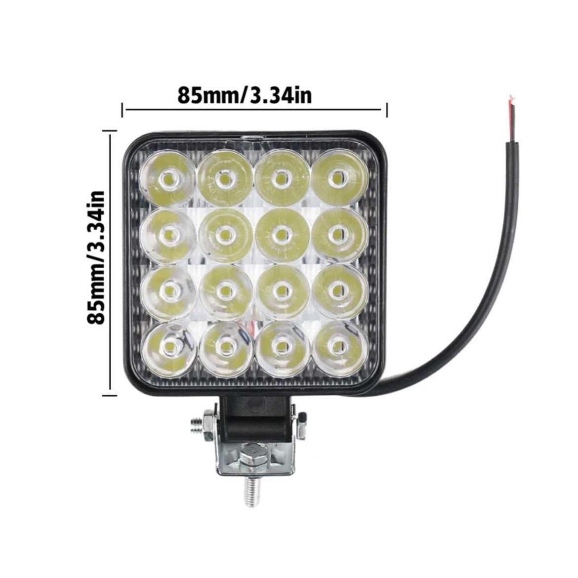 4x LED Arbeitsscheinwerfer KFZ Scheinwerfer Beleuchtung LED