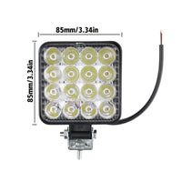 4x LED Arbeitsscheinwerfer KFZ Scheinwerfer Beleuchtung LED
